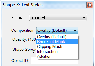 Convert Shape to Knockout Mask